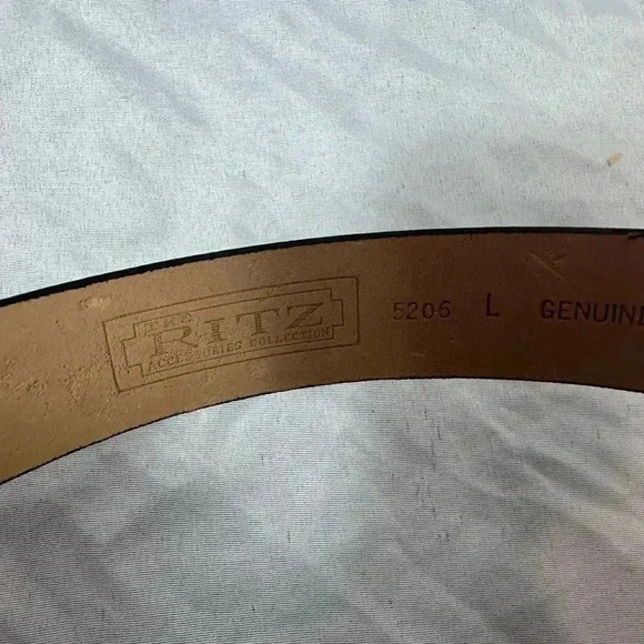 Ritz Accessories Collection animal Print Leather Belt - Large - Picture 6 of 7